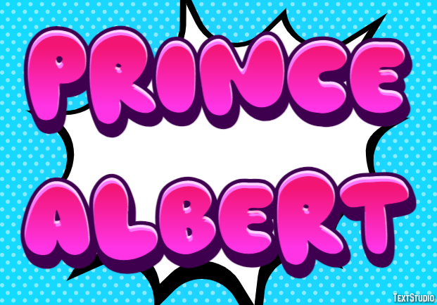 Prince Albert Efekt tekstowy
