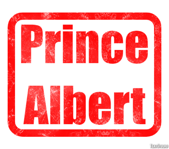 Prince Albert Efekt tekstowy