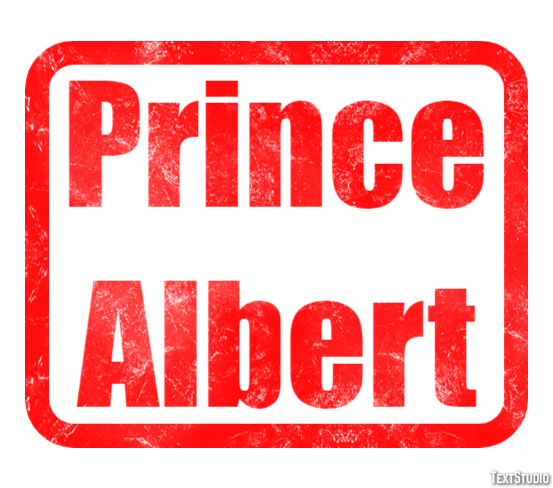 Prince Albert Efekt tekstowy