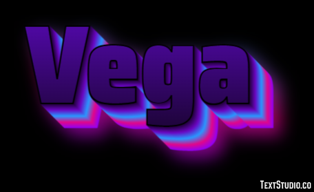 Vega Texteffekt