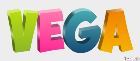 Vega Texteffekt