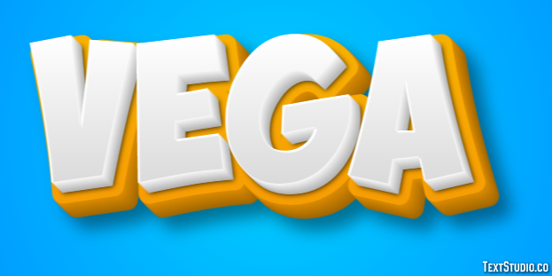 Vega Efecto de Texto