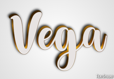 Vega Efecto de texto