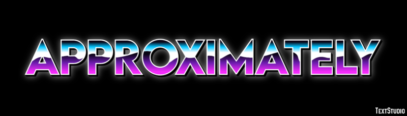 Approximately Text Effect