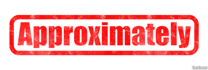 Approximately Text Effect