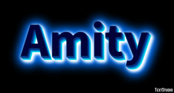Amity Efeito de texto