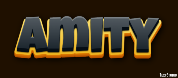 Amity Efeito de texto