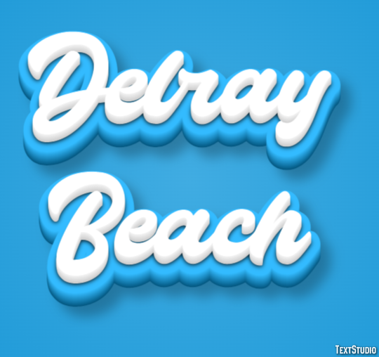Delray Beach Efekt tekstowy