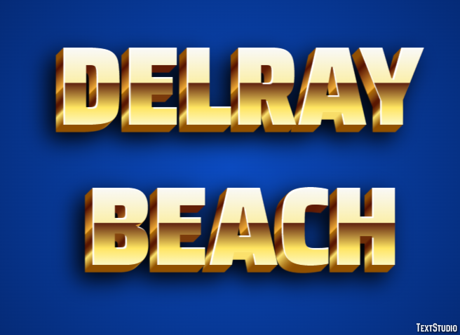 Delray Beach Efekt tekstowy
