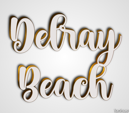 Delray Beach Efekt tekstowy