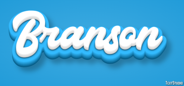 Branson Efecto de Texto
