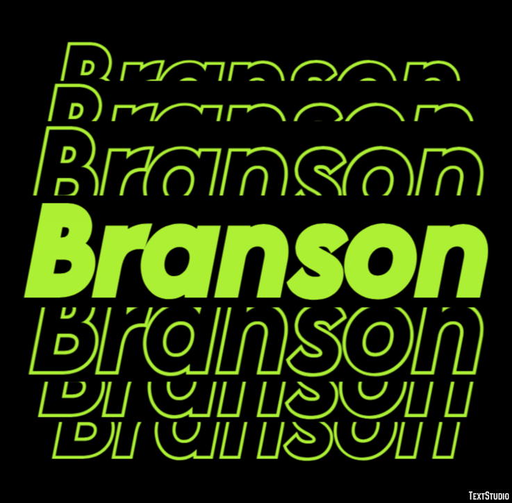 Branson Text Effect