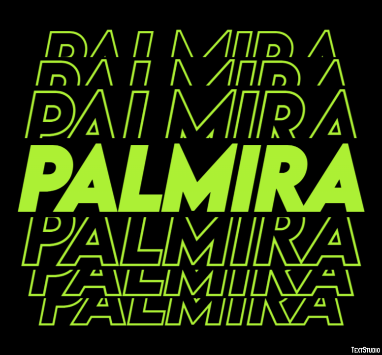 Palmira Effetto testo