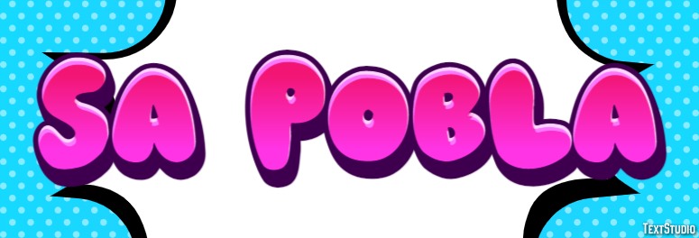 Sa Pobla Efecto de Texto