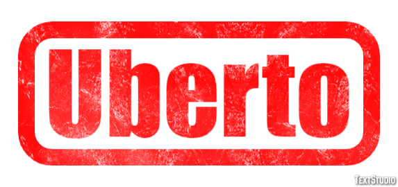 Uberto Effetto testo