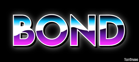Bond Text effect
