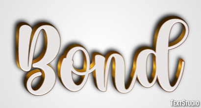 Bond Text Effect