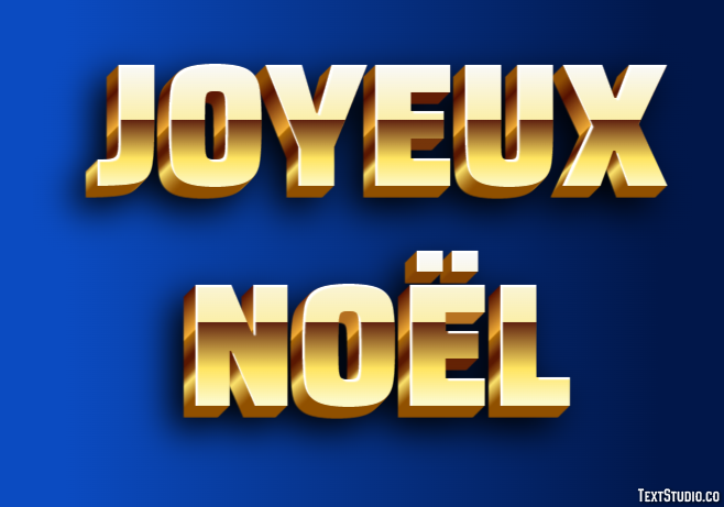 Joyeux Noël Metin Efekti