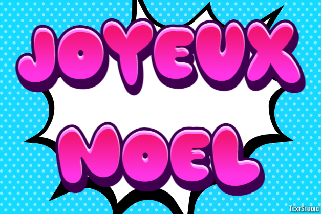 Joyeux Noël Effet de Texte