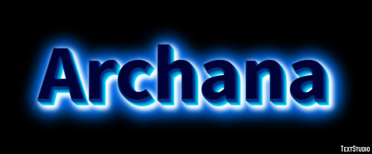 Archana Text effect