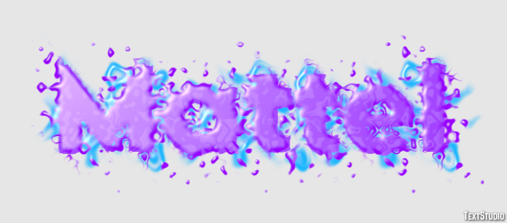 Mattel Efecto de Texto