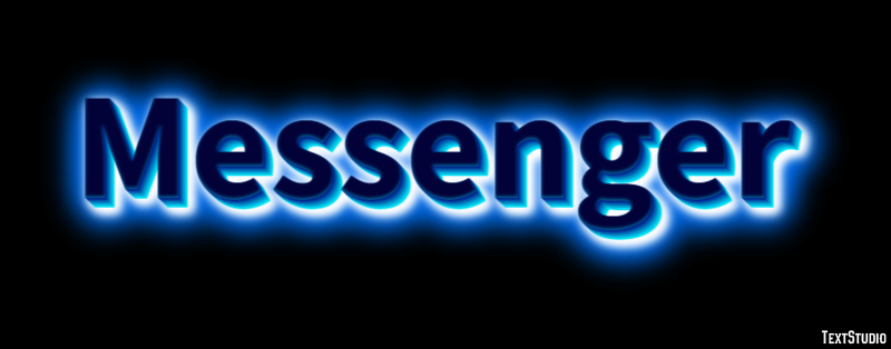 Messenger Эффект текста