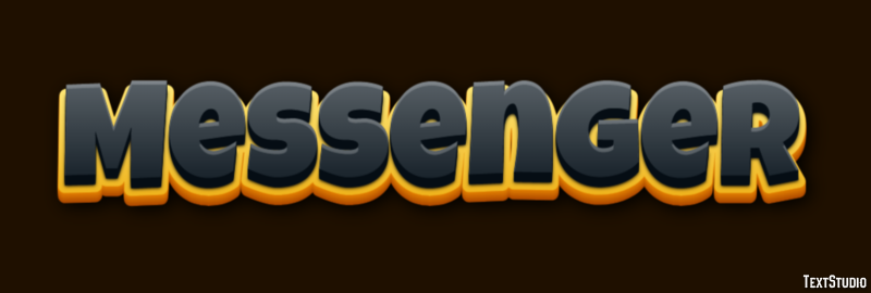 Messenger Эффект текста
