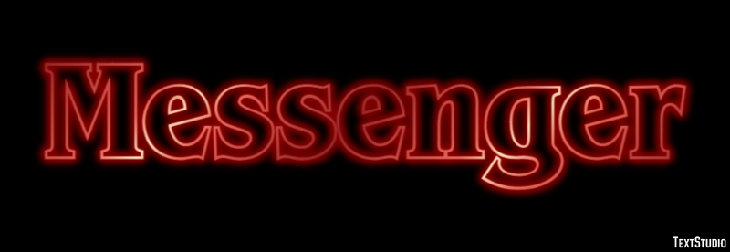 Messenger Эффект текста