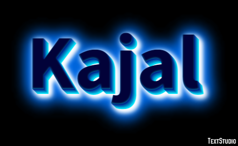 Kajal Text Effect