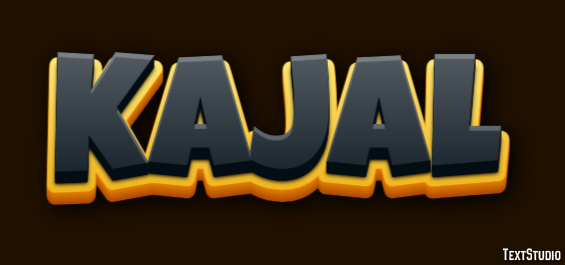 Kajal Text Effect