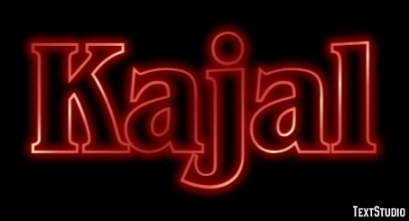 Kajal Text Effect