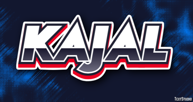 Kajal Text Effect
