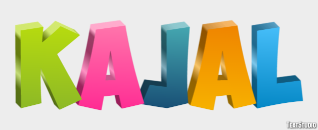 Kajal Text Effect