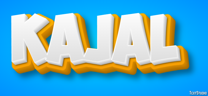 Kajal Text Effect
