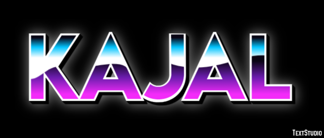Kajal Text Effect