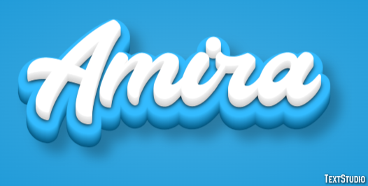 Amira テキスト効果