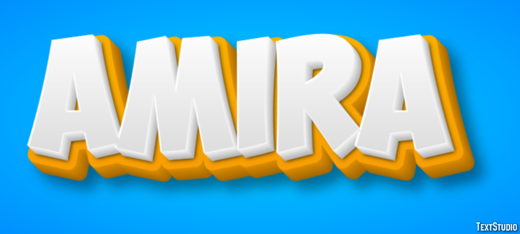 Amira Effet de Texte
