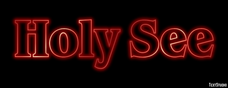 Holy See Effetto testo