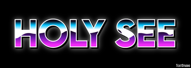 Holy See Effetto testo