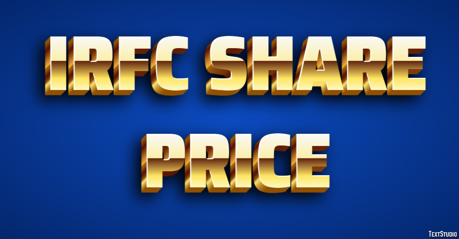 Irfc Share Price Efekt tekstowy