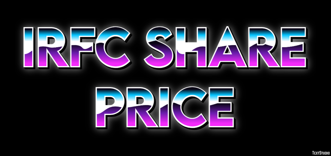 Irfc Share Price Efeito de texto