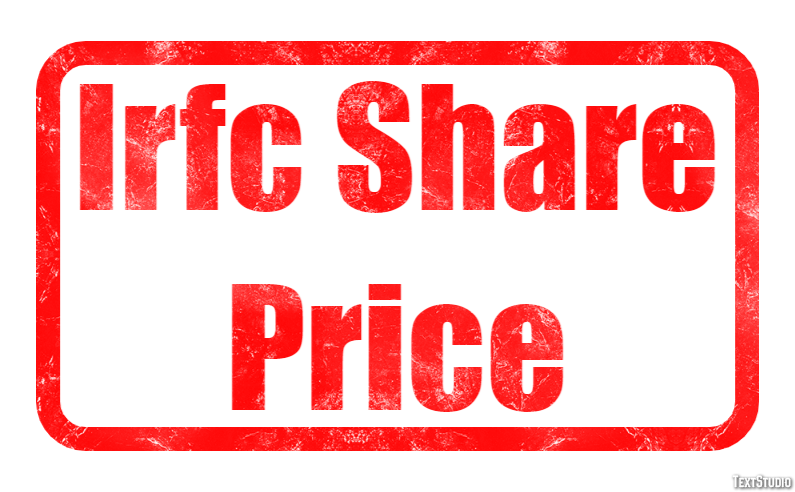 Irfc Share Price Efekt tekstowy