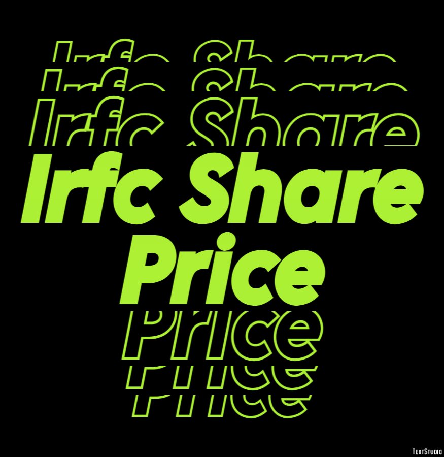 Irfc Share Price Efeito de texto