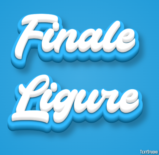 Finale Ligure Efekt tekstowy