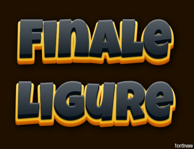 Finale Ligure Efeito de texto
