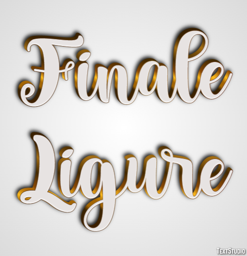 Finale Ligure Efekt tekstowy