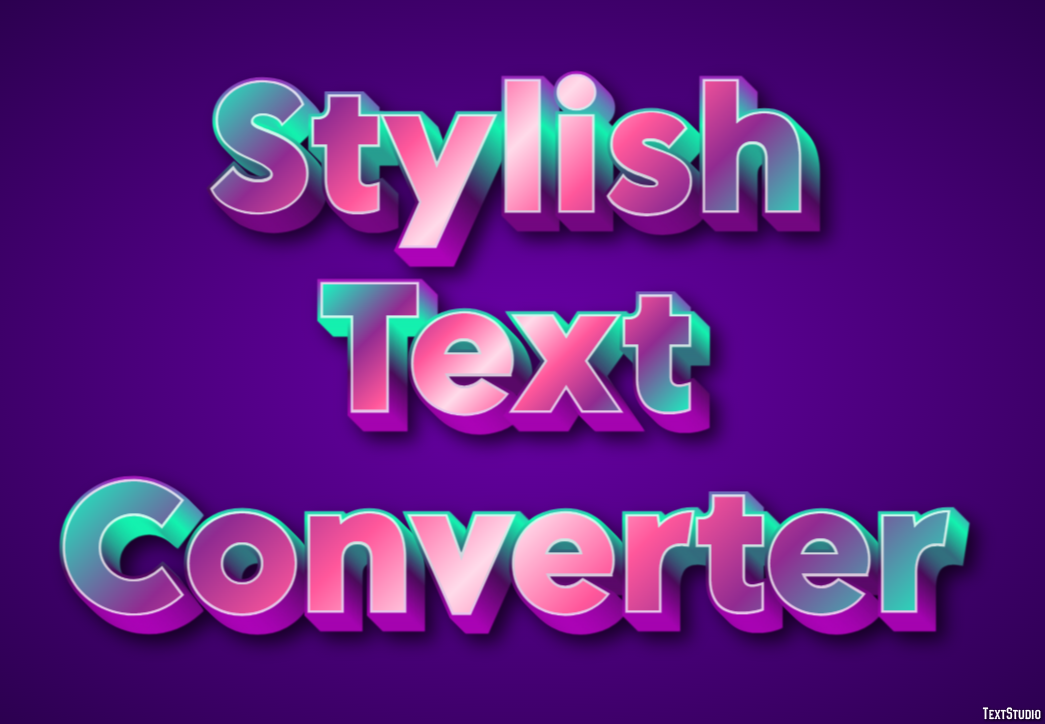 Stylish Text Converter Effetto testo