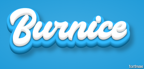 Burnice Texteffekt