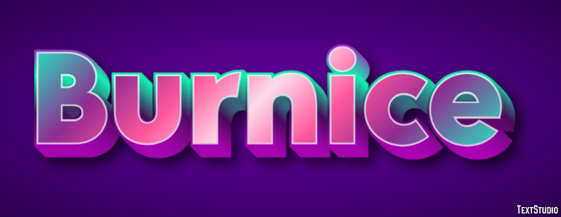 Burnice Effet de Texte