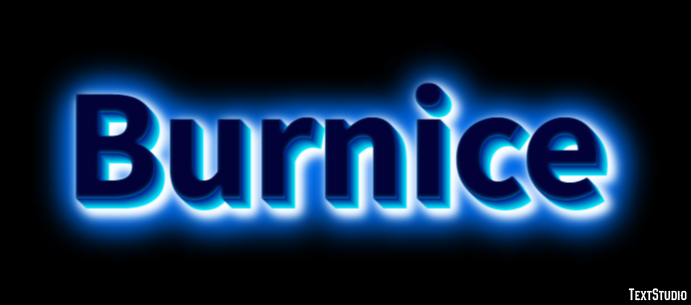 Burnice Texteffekt